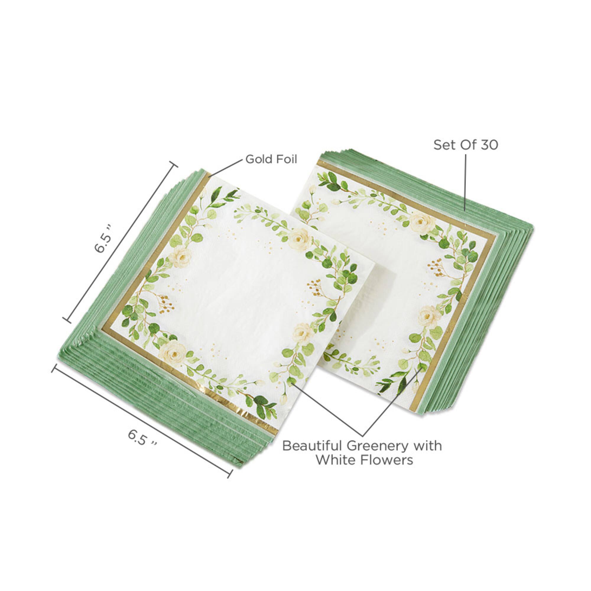 Kate Aspen® Botanical Garden 2-Ply Paper Luncheon Napkins, 120ct.